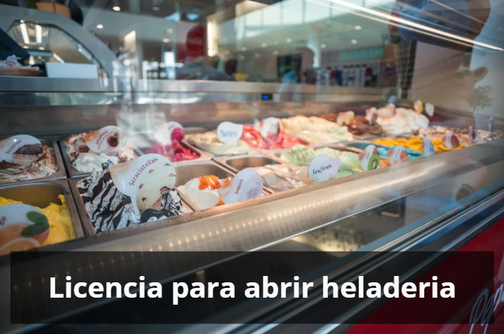 Licencia para abrir heladeria