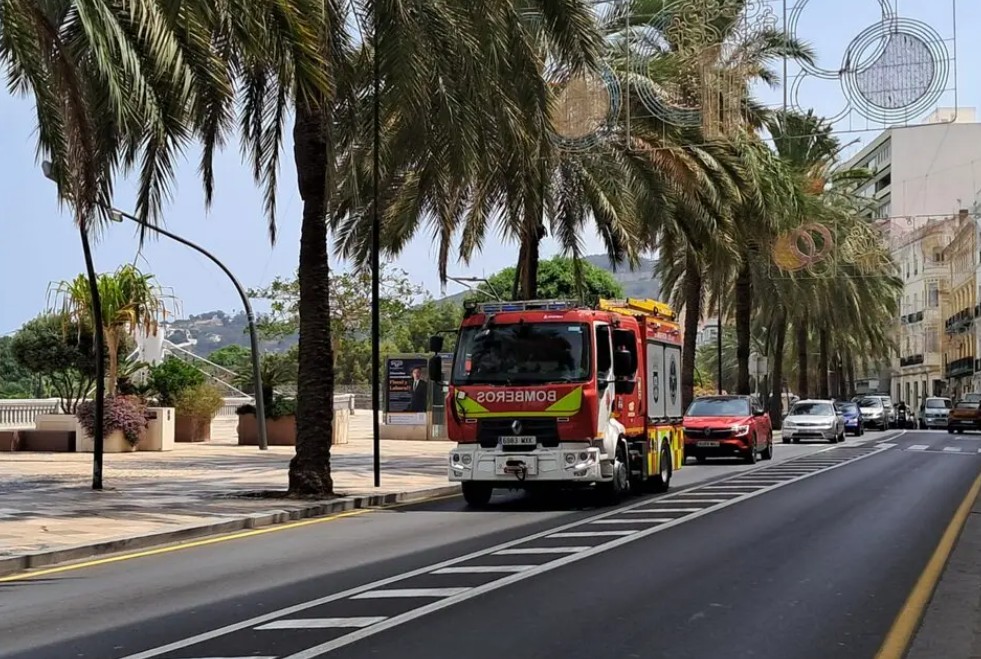 Incidente en cocina desata operativo en el edificio San Luis