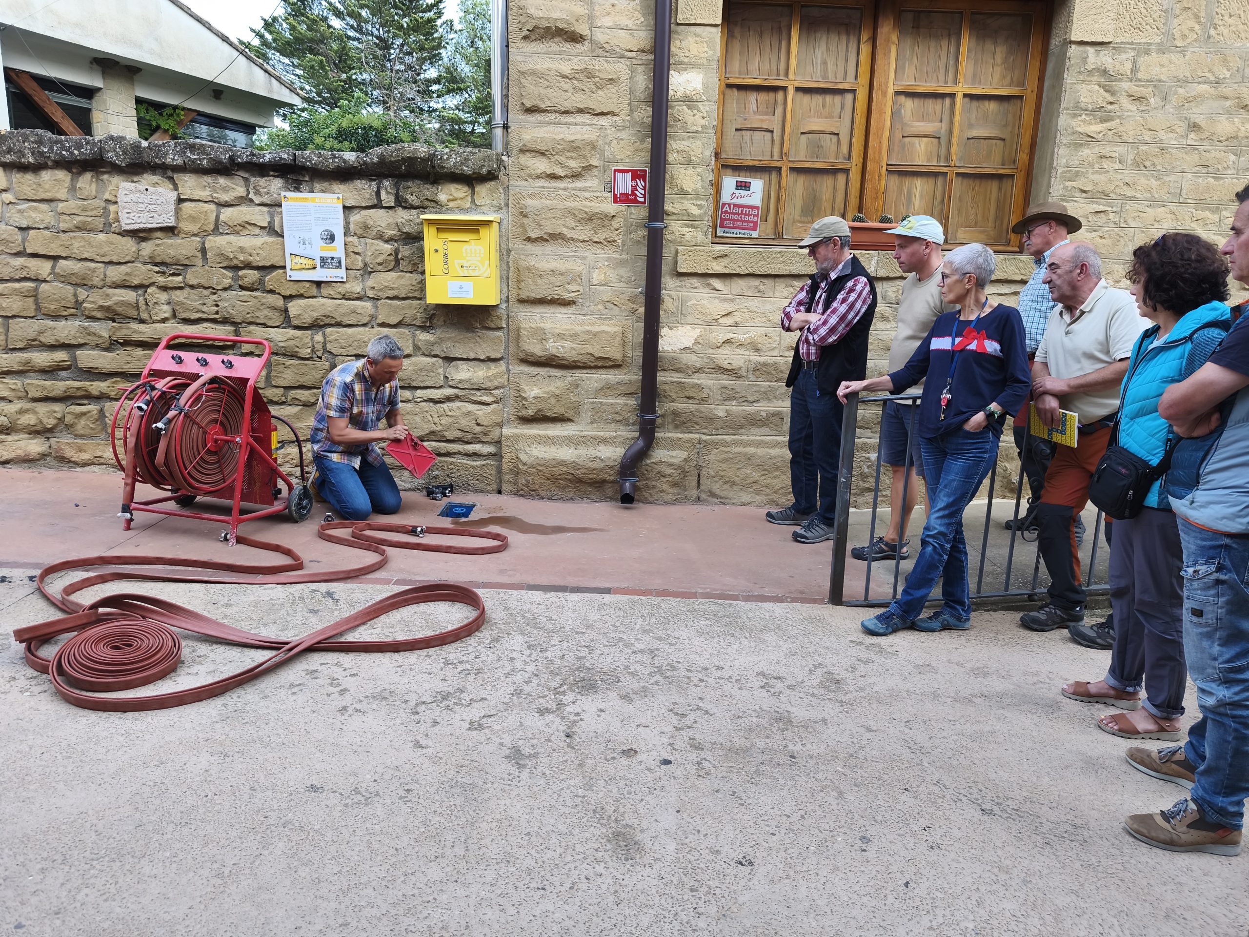 Éxito de participación en la jornada de prevención de incendios en Biscarrués