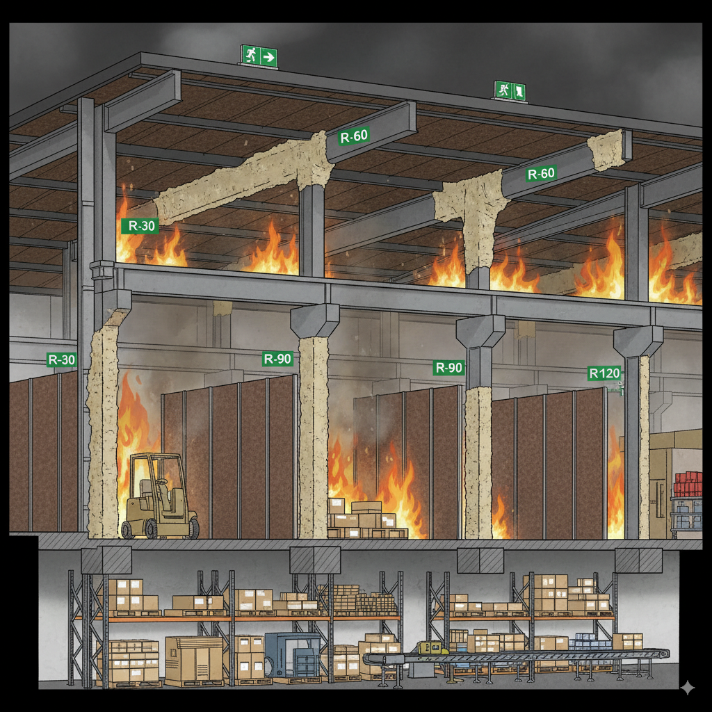 Todo sobre la ignifugación en naves industriales: estrategias de protección pasiva