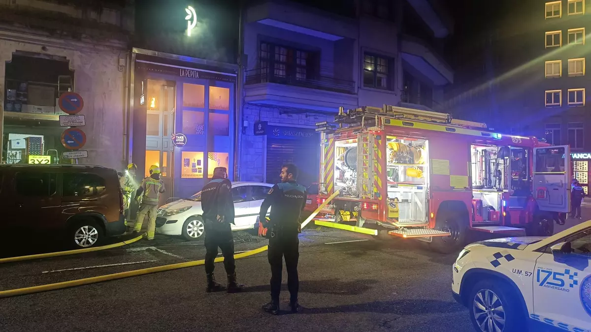 Alarma en Santiago: un incendio en el centro pone en evidencia la necesidad