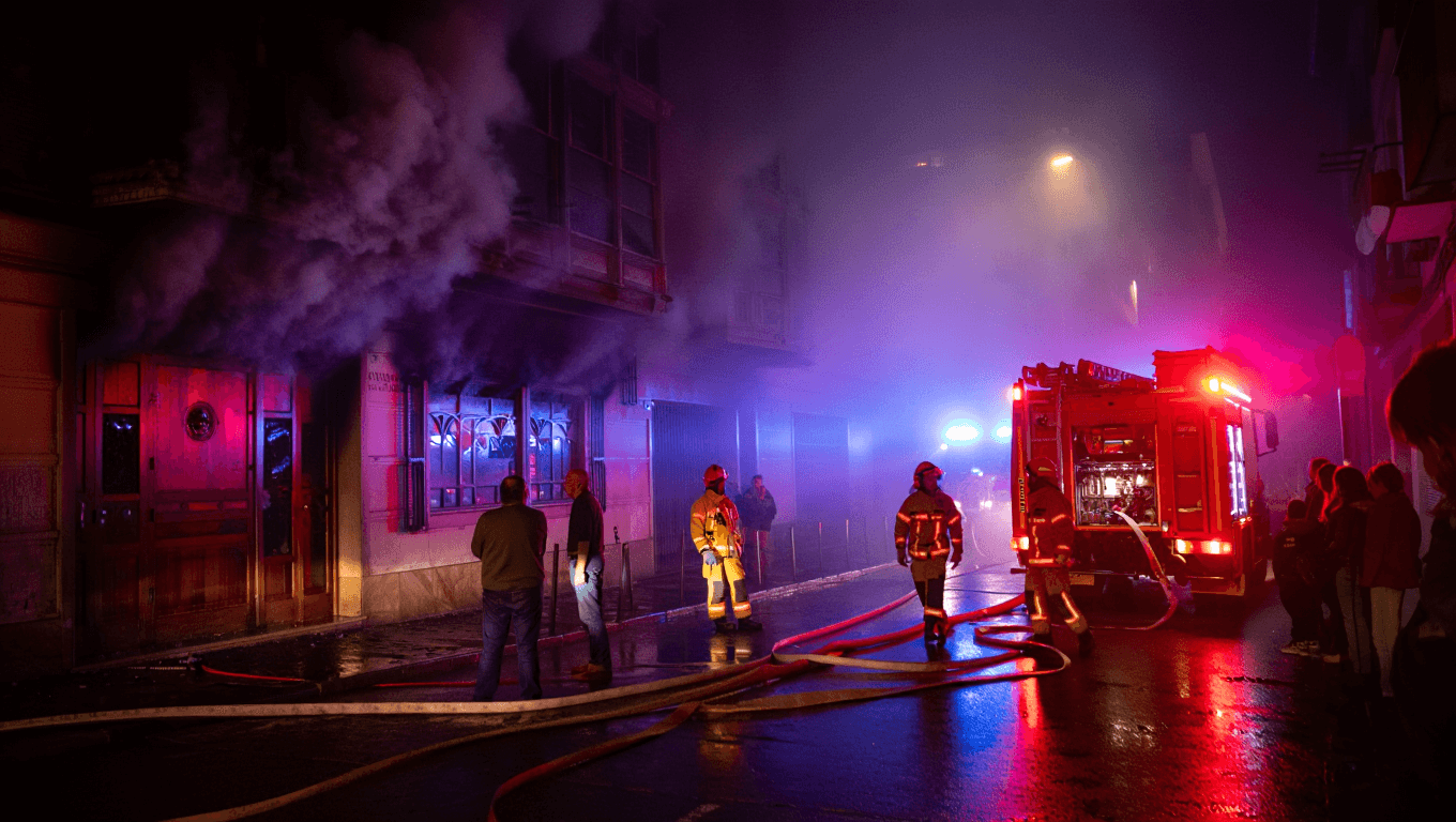Incendio en el Mesón Los Cántaros de Zaragoza: la rápida intervención evitó una tragedia mayor- Una noche de tensión