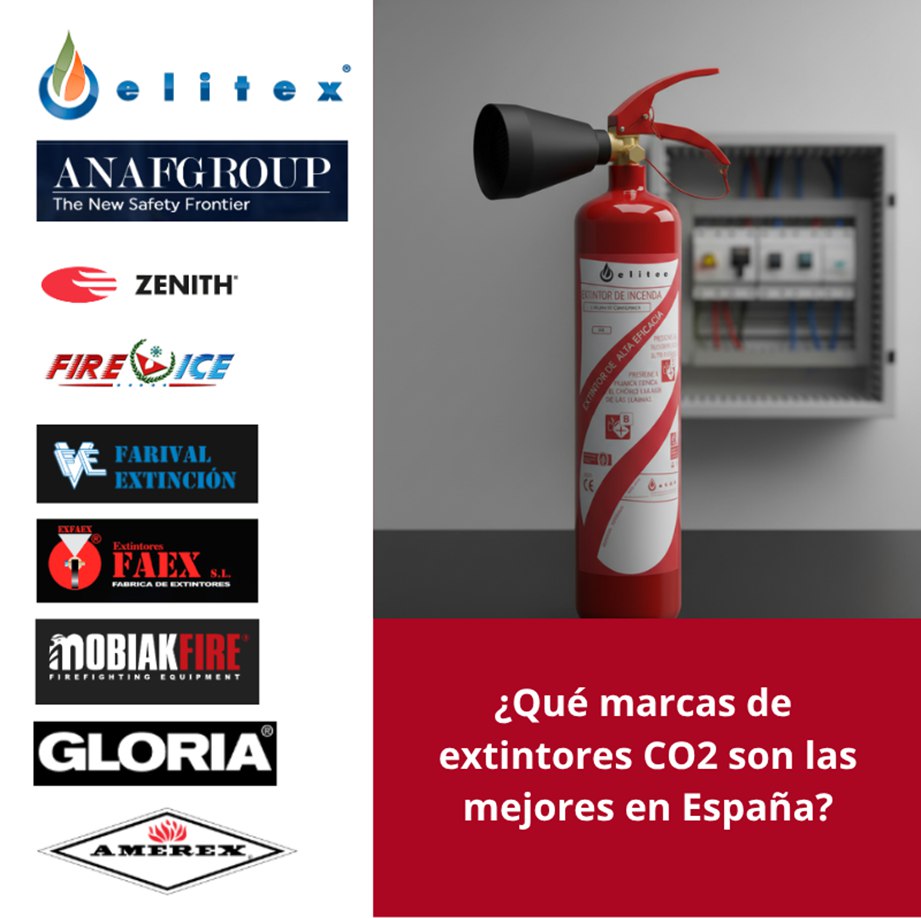 ¿Qué marcas de extintores co2 son las mejores en España? Guía actualizada con comparativa técnica y ranking oficial.