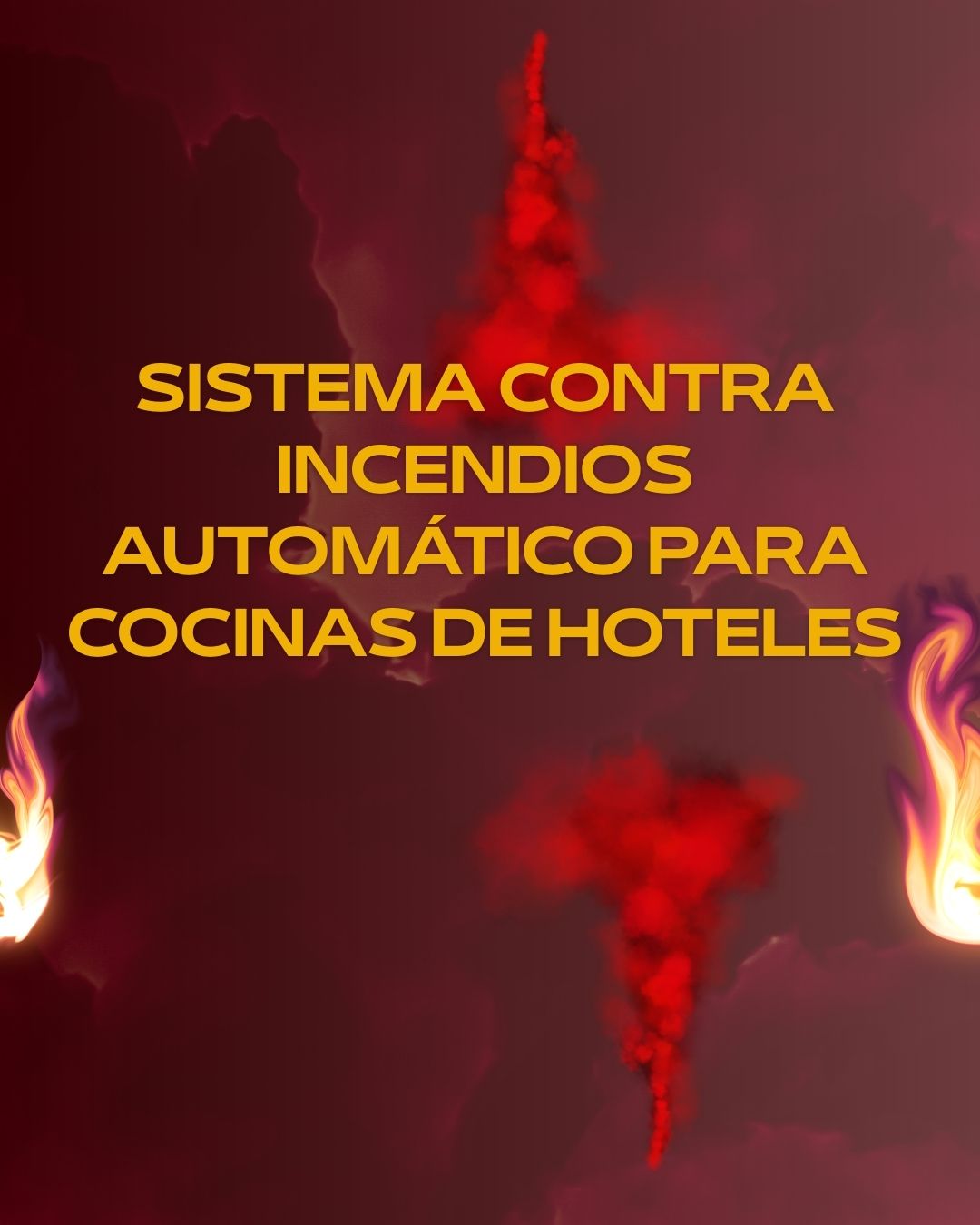 Sistema contra incendios automático para cocinas de hoteles. Soluciones automáticas de seguridad para entornos gastronómicos de alto riesgo.