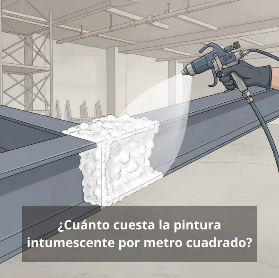 ¿Cuánto cuesta la pintura intumescente por metro cuadrado? La protección pasiva que define la seguridad moderna.