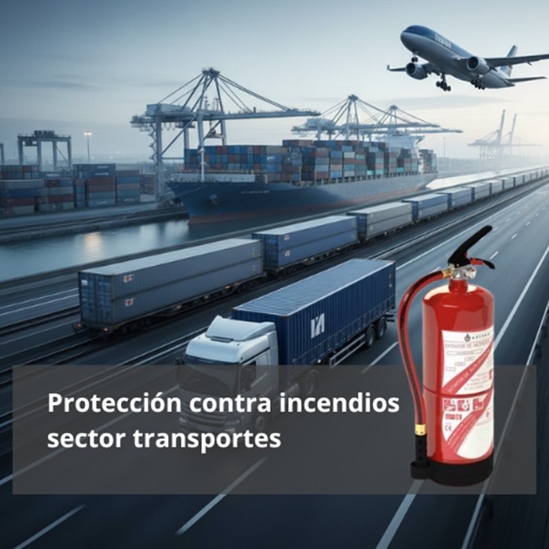 Protección contra incendios para el sector transporte. La seguridad contra incendios como pilar estratégico del transporte moderno.