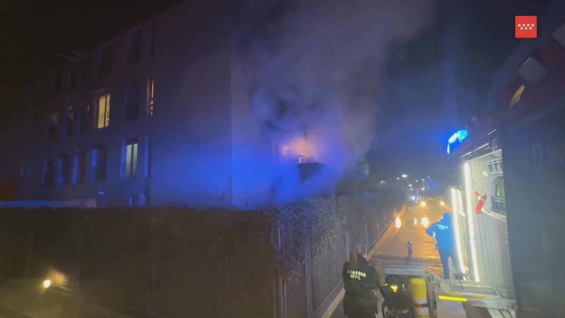 Incendio en Boadilla del Monte deja a una madre y a su hijo en estado crítico. Contexto inmediato del suceso