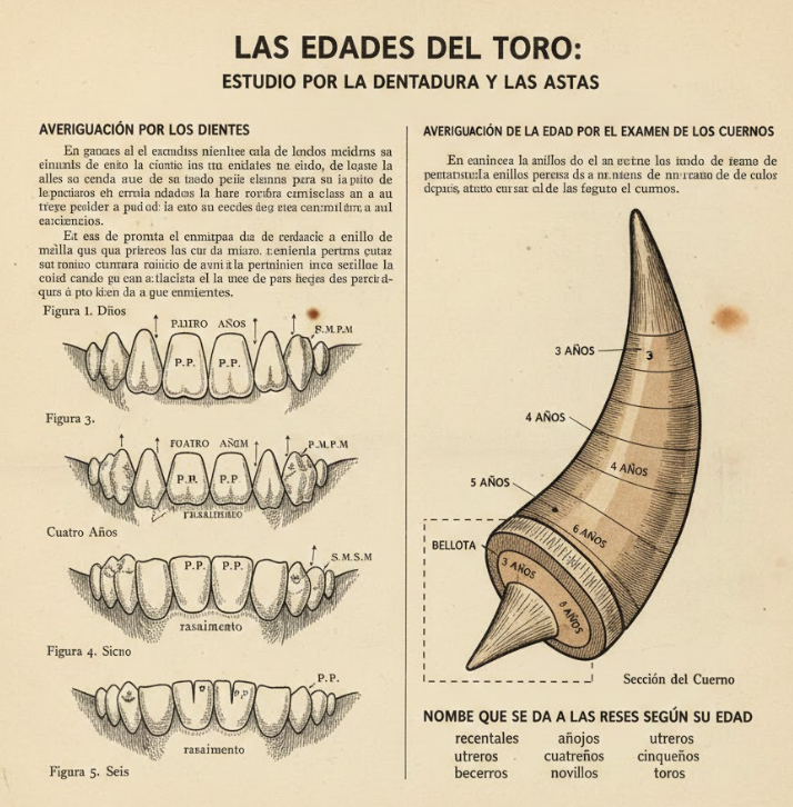Edades de los toros bravos